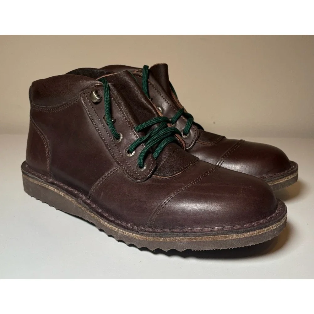 JIM GREEN African Ranger Brown Leather Chukka Ankle Boots | Size 9.5
